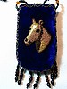 Royal blue cell phone bag w/ horse